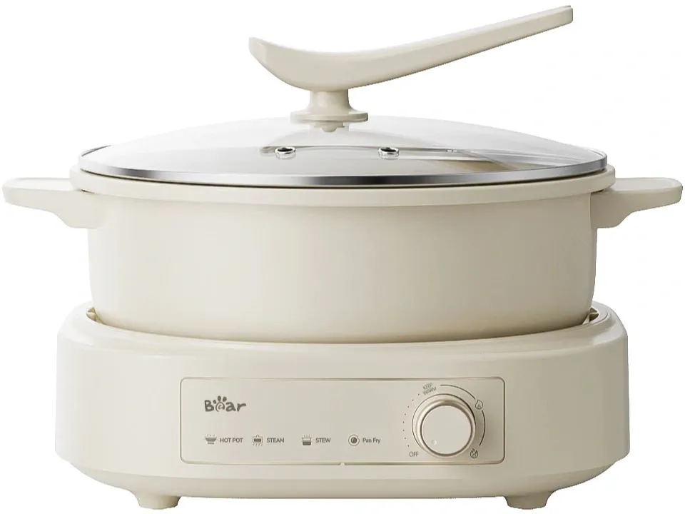 Nồi lẩu nướng hấp đa năng Bear HOP-505QT