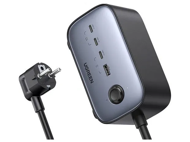 Ổ cắm điện đa năng Ugreen CD270 trạm sạc để bàn 100W (40896)