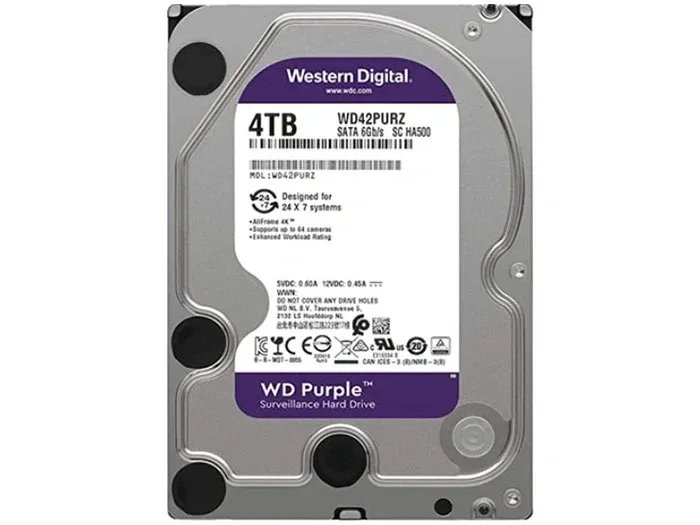 Ổ cứng giám sát WD Purple 4TB WD43PURZ