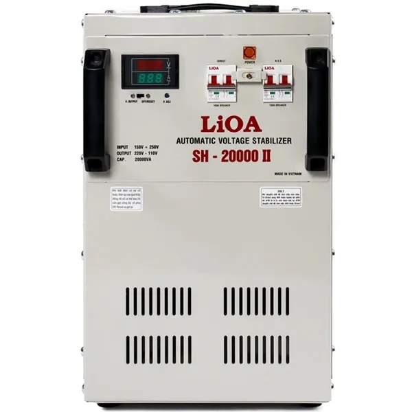 Ổn áp 1 pha Lioa 20KVA DRI 20000II (Dải điện áp đầu vào 90V - 250V)