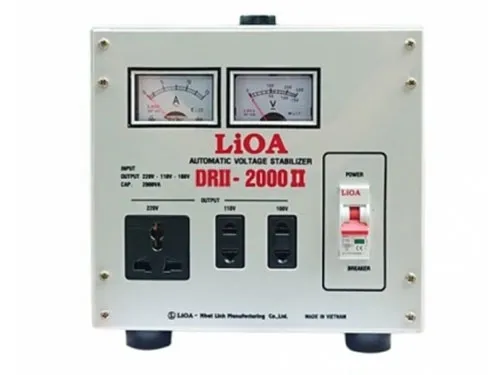 Ổn áp Lioa 1 pha 2 KVA DRII-2000II (50V - 250V)