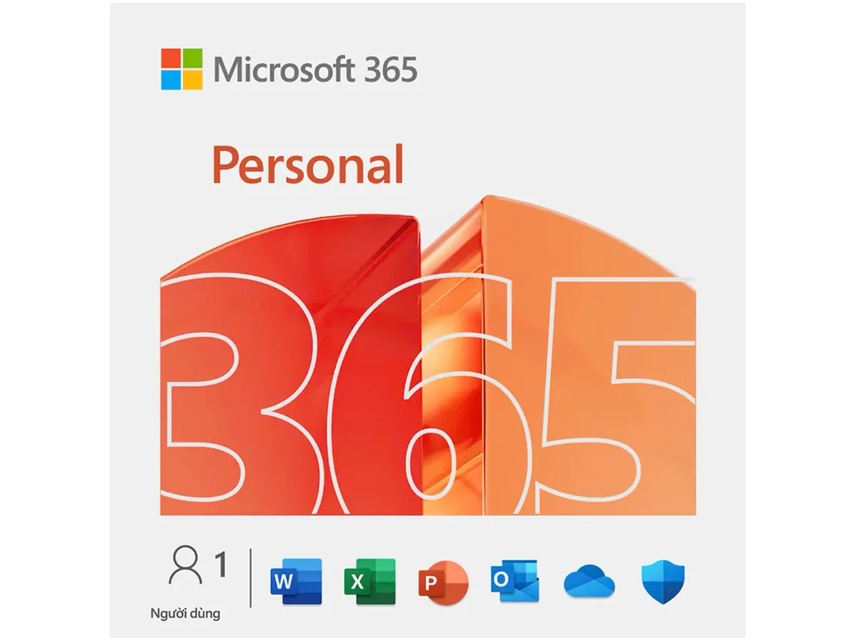 Phần mềm Office Microsoft 365 Personal EPP EP2-32409 - Hộp full (1 người/ 5 thiết bị/ 12 tháng)