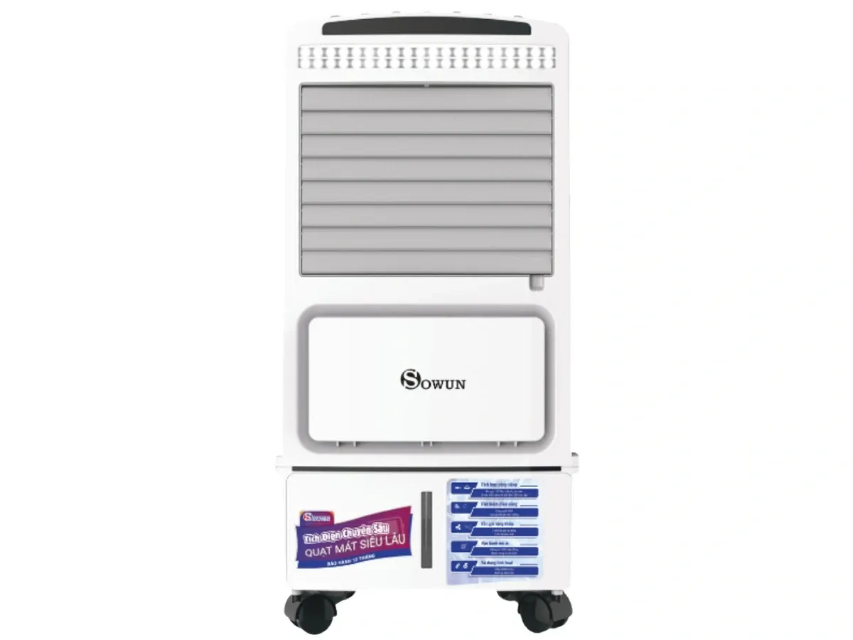 Quạt điều hòa tích điện Sowun SW 808S (40W,12L)