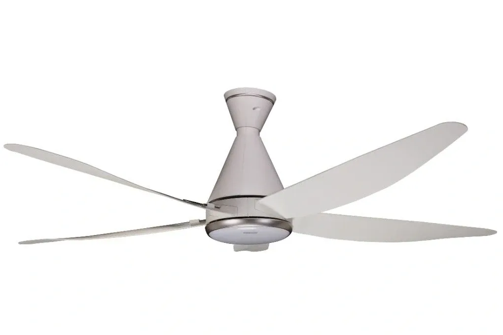 Quạt trần 5 cánh Panasonic F-60GFN (động cơ DC, màu trắng, đèn LED, remote)