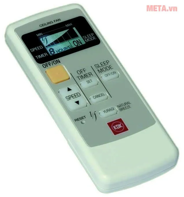 Quạt trần KDK Z60WS (5 cánh - 7 tốc độ - có điều khiển)