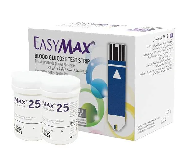 Que thử đường huyết Easymax - Hộp 50 que