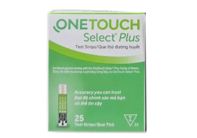 Que thử đường huyết One Touch Select Plus Simple (hộp 25 que)