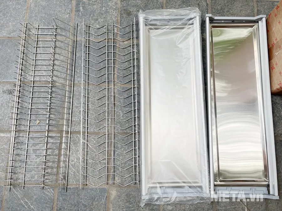 Rổ bát đĩa cố định Hafele Presto có khung 800mm (544.40.013)