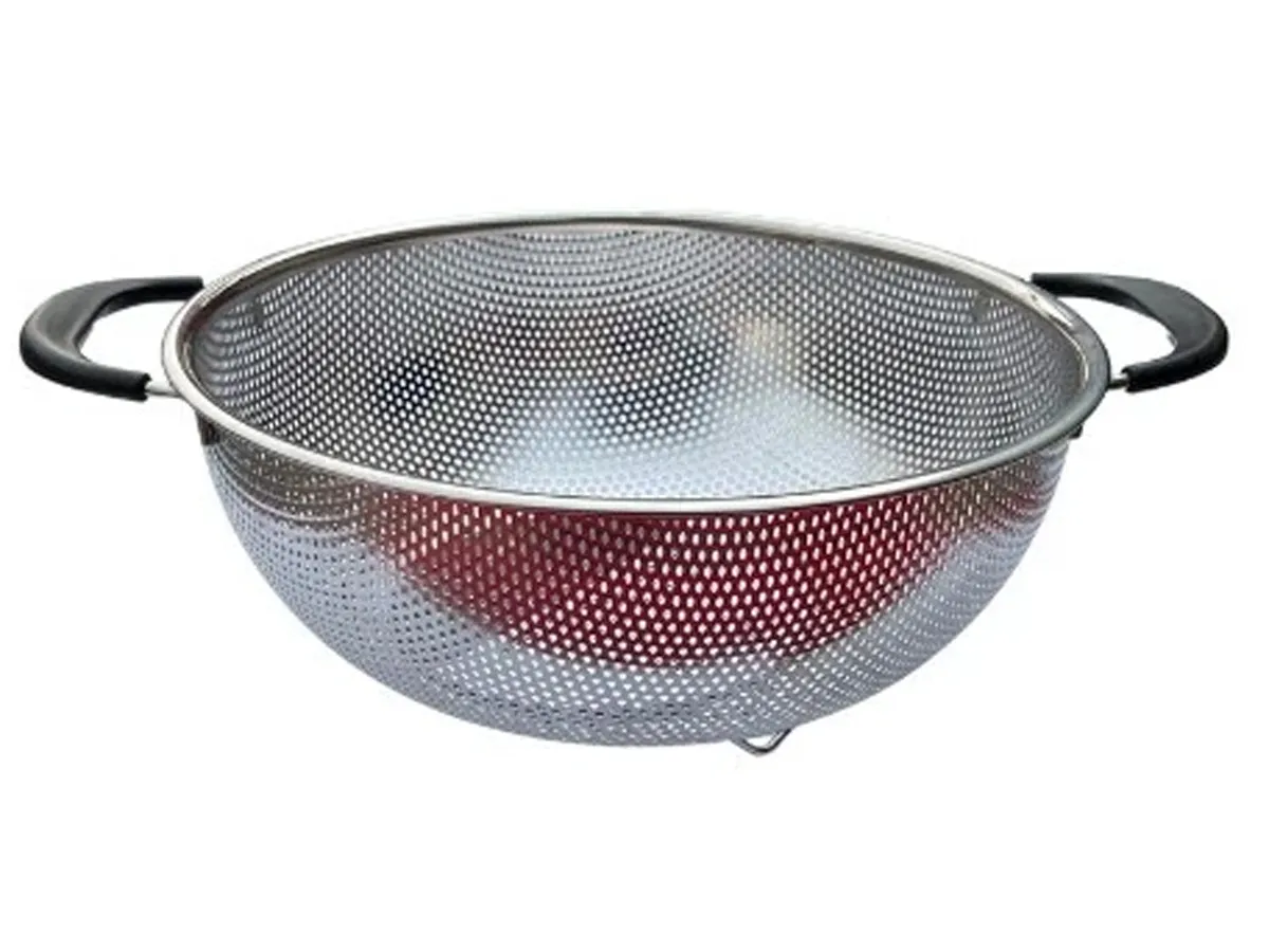 Rổ inox 2 tay cầm có chân Kaiyo 28.5cm KIB-6070