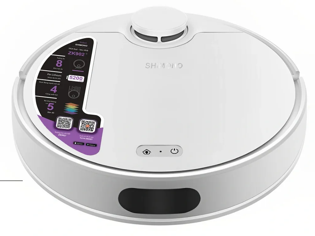 Robot hút bụi lau nhà Shimono ZK902+