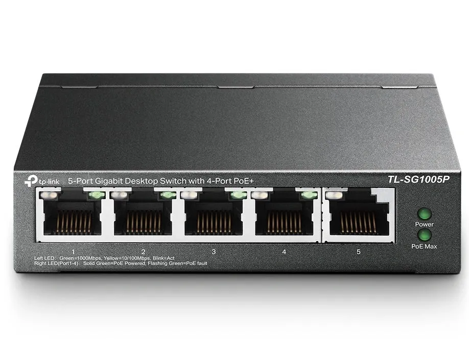 Switch 5 cổng Gigabit TP-Link TL-SG1005P