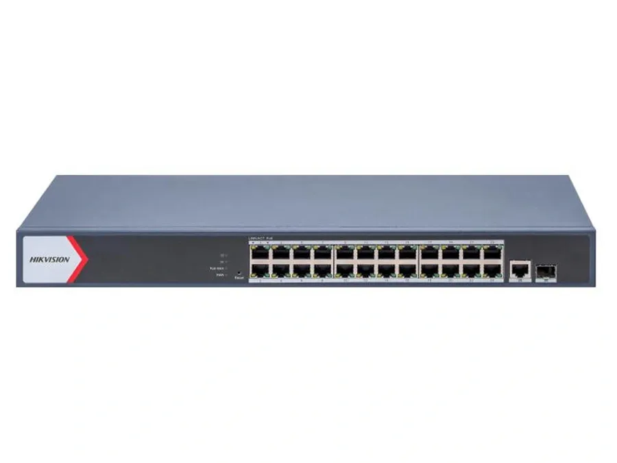 Switch mạng thông minh 24 cổng PoE Gigabit Hikvision DS-3E1526P-EI/M