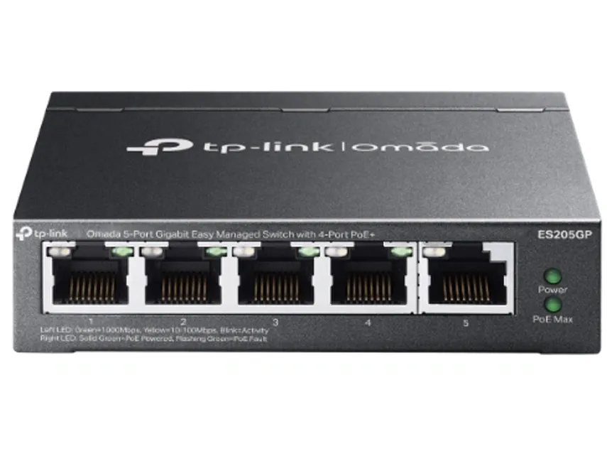 Switch TP-Link ES205G (Gigabit (1.000 Mbps) / 5 cổng / vỏ kim loại)