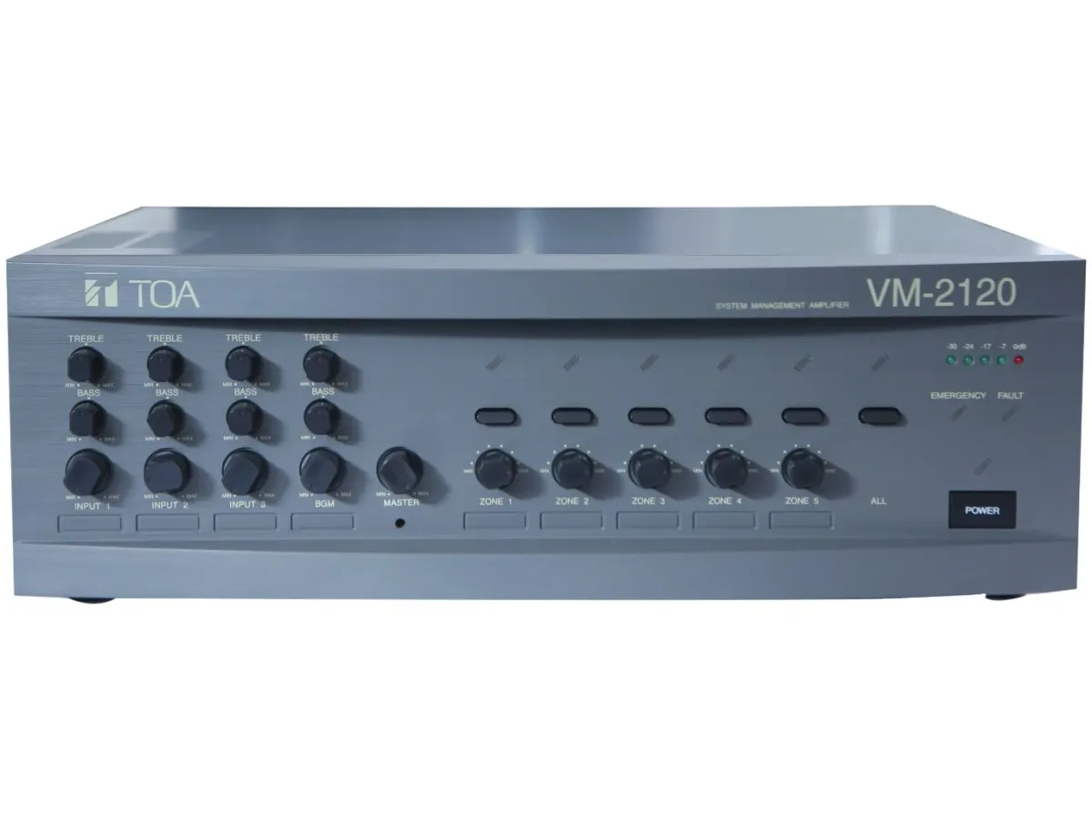 Tăng âm truyền thanh 120w TOA VM 2120