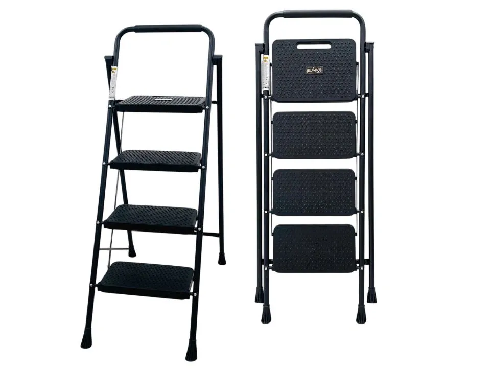 Thang ghế gia đình 4 bậc Sumika A204 (Màu đen, cao 91cm)
