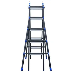 Thang nhôm gấp và rút đa năng 4 đoạn Advindeq AML44B