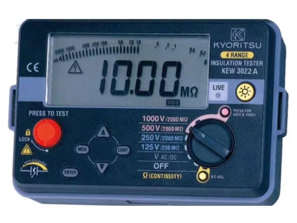 Thiết bị đo điện trở cách điện Kyoritsu 3022A