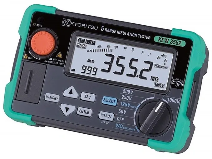 Thiết bị đo điện trở cách điện Kyoritsu 3552 (40.00GΩ)