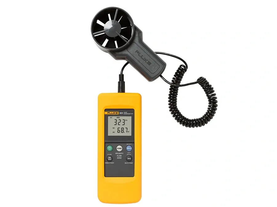 Thiết bị đo tốc độ, lưu lượng gió Fluke-925 ESP (Fluke-925, 0.40 - 25.00 m/s, 0.01 - 99.99 m3/s)