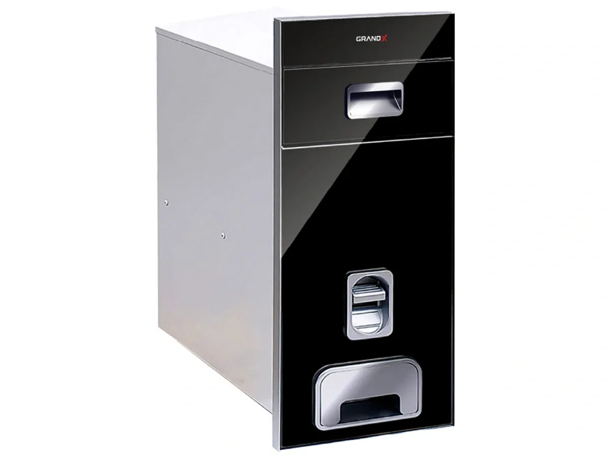 Thùng gạo âm tủ mặt kính GrandX XR.G301