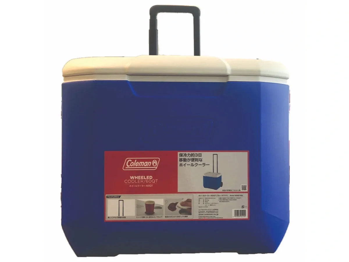 Thùng giữ lạnh tay kéo Coleman 2000027863 (4104) 56 lít - Xanh