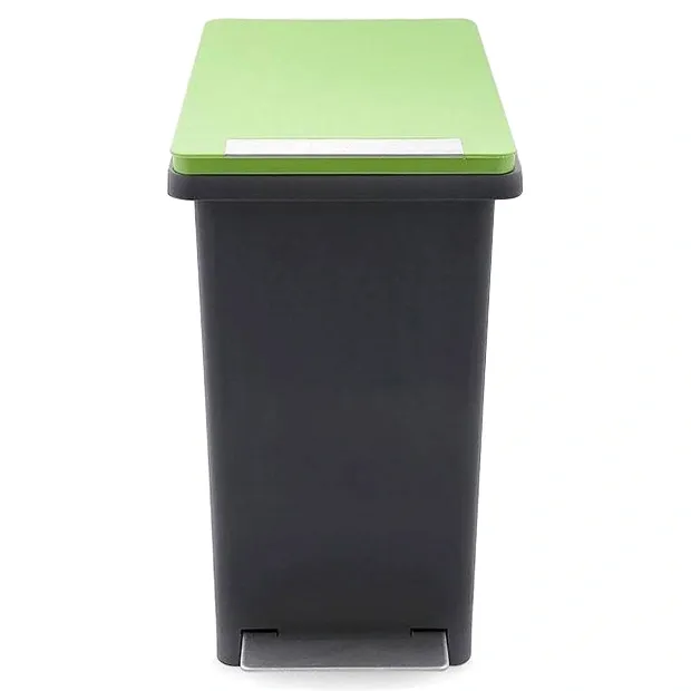 Thùng rác nhựa đạp dòng Compact Fitis PPS1-904 - 10L (Đen xanh)