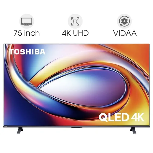 Smart Tivi QLED Toshiba AI 4K 75 inch 75M450RP