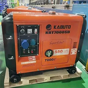 Tổ máy phát điện chạy dầu Kabuto KBT6000D (5KW)
