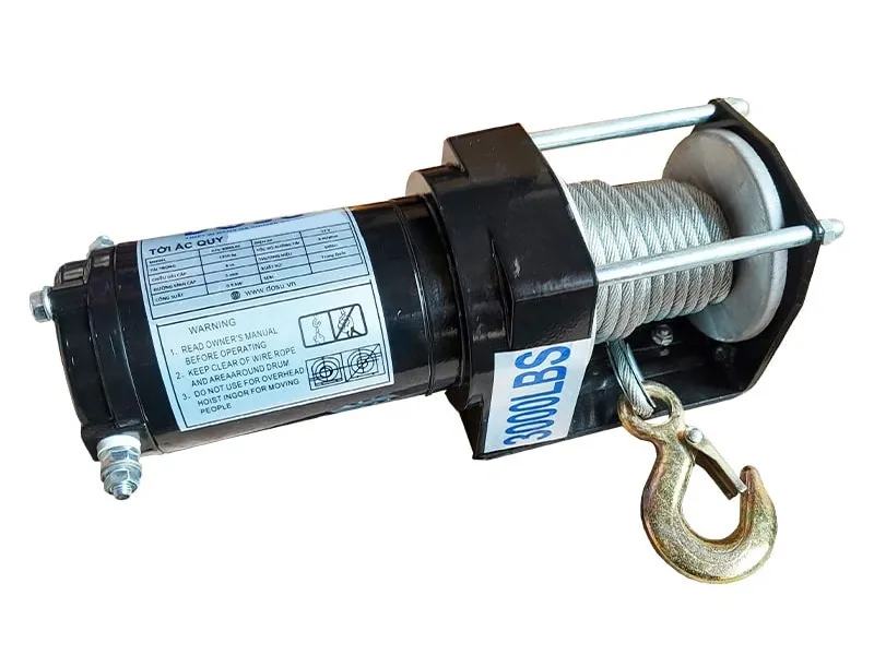 Tời ắc quy Dosu ATV2000LBS 12V/24V