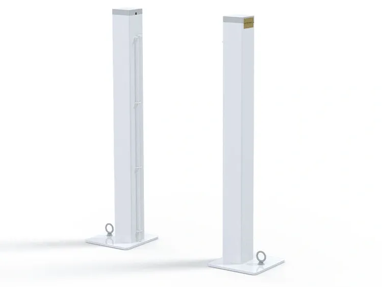 Trụ tennis đặt nổi, ống thép mạ kẽm 100 x 100mm, tăng đơ trong SODEX S25256