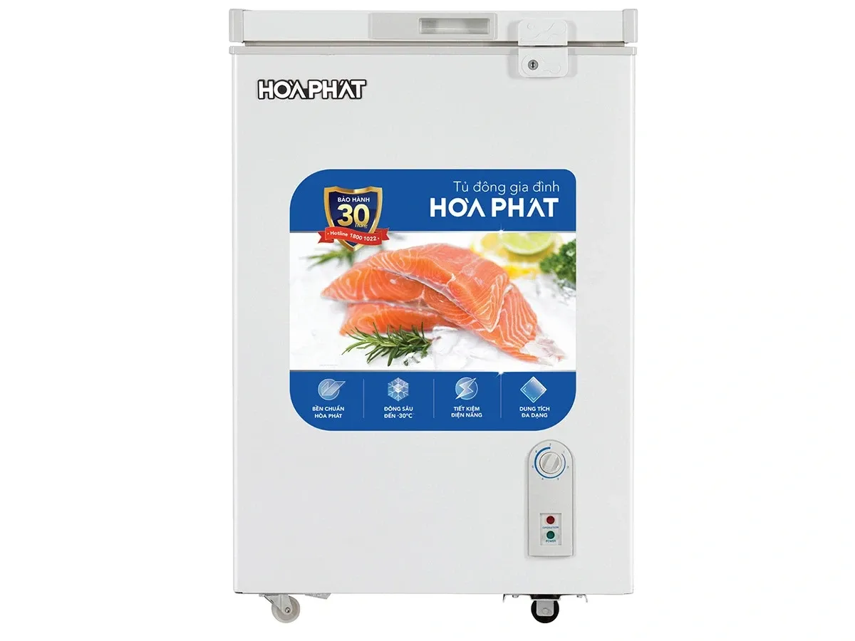 Tủ đông Hòa Phát 1 ngăn 1 chế độ đông 107 lít HPF AN6107/AN6107N