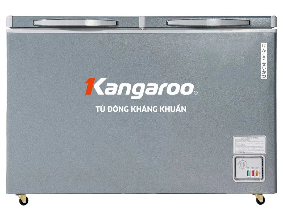 Tủ đông kháng khuẩn 1 ngăn 2 cánh Kangaroo 375 lít KGFZ435IG1