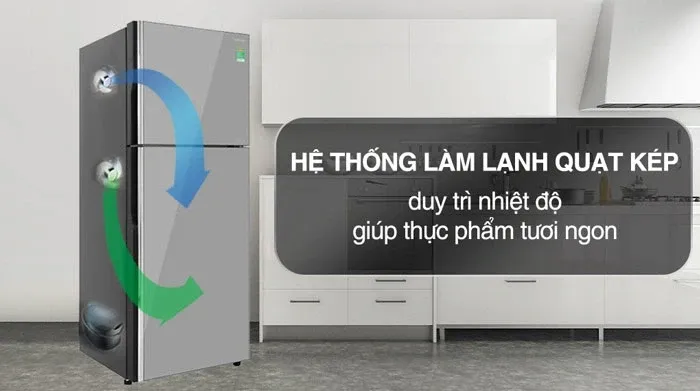 Tủ lạnh Hitachi Inverter FVX480PGV9-MIR - 366 lít