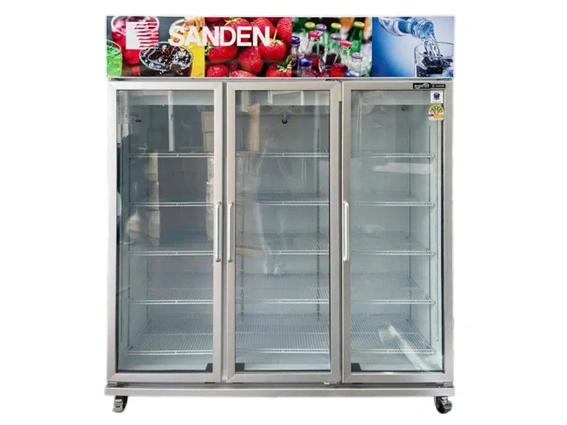 Tủ mát đứng 3 cánh kính Sanden OEM-1805i-inverter