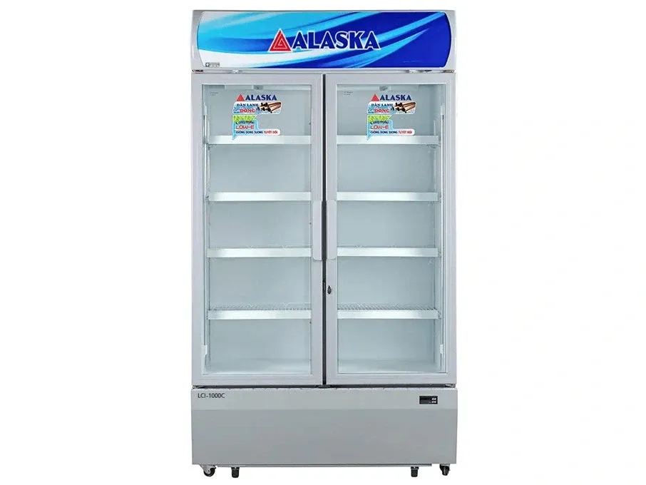 Tủ mát Inverter Alaska LCI-1000C - 1.000 lít, 2 cánh, dàn đồng
