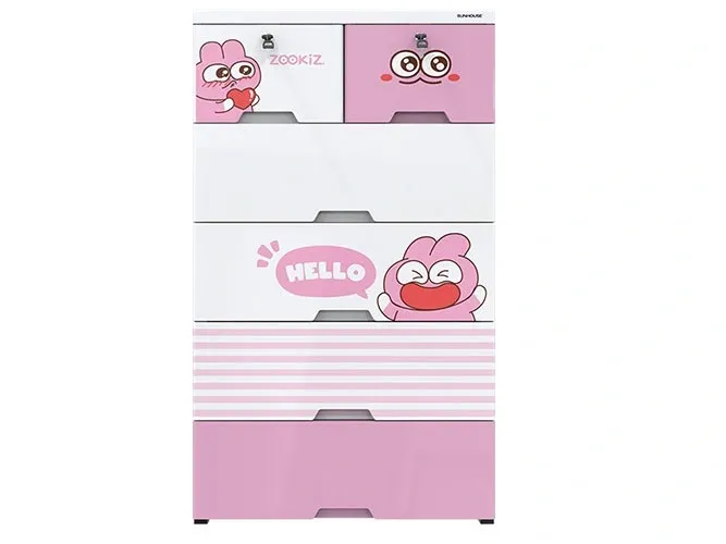 Tủ nhựa 6 ngăn Happy Kids Sunhouse KS-CA688G6