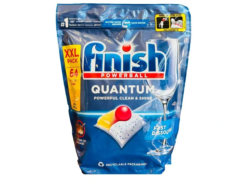 Viên rửa bát Finish Quantum All in 1 (64 viên)