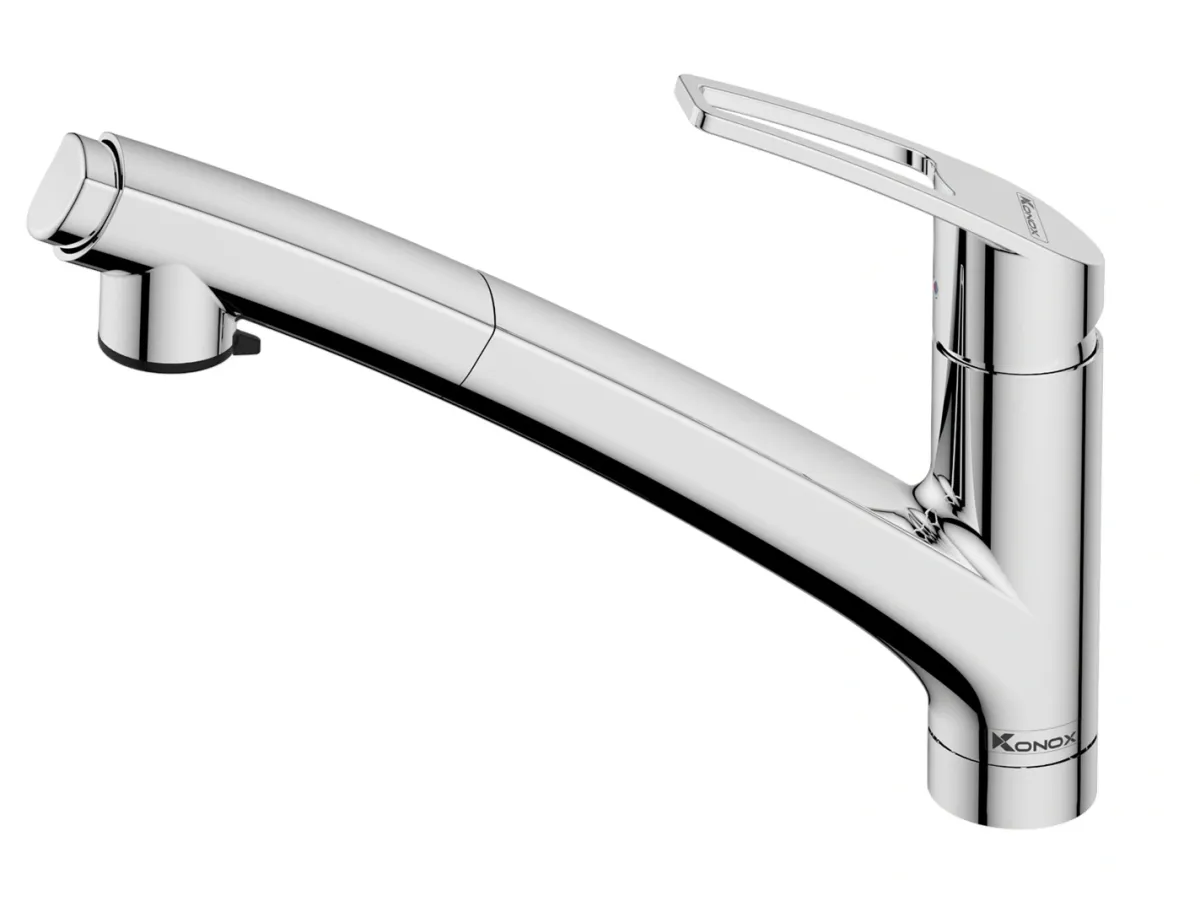 Vòi rửa bát Konox phong cách Nhật Bản Kira Chrome