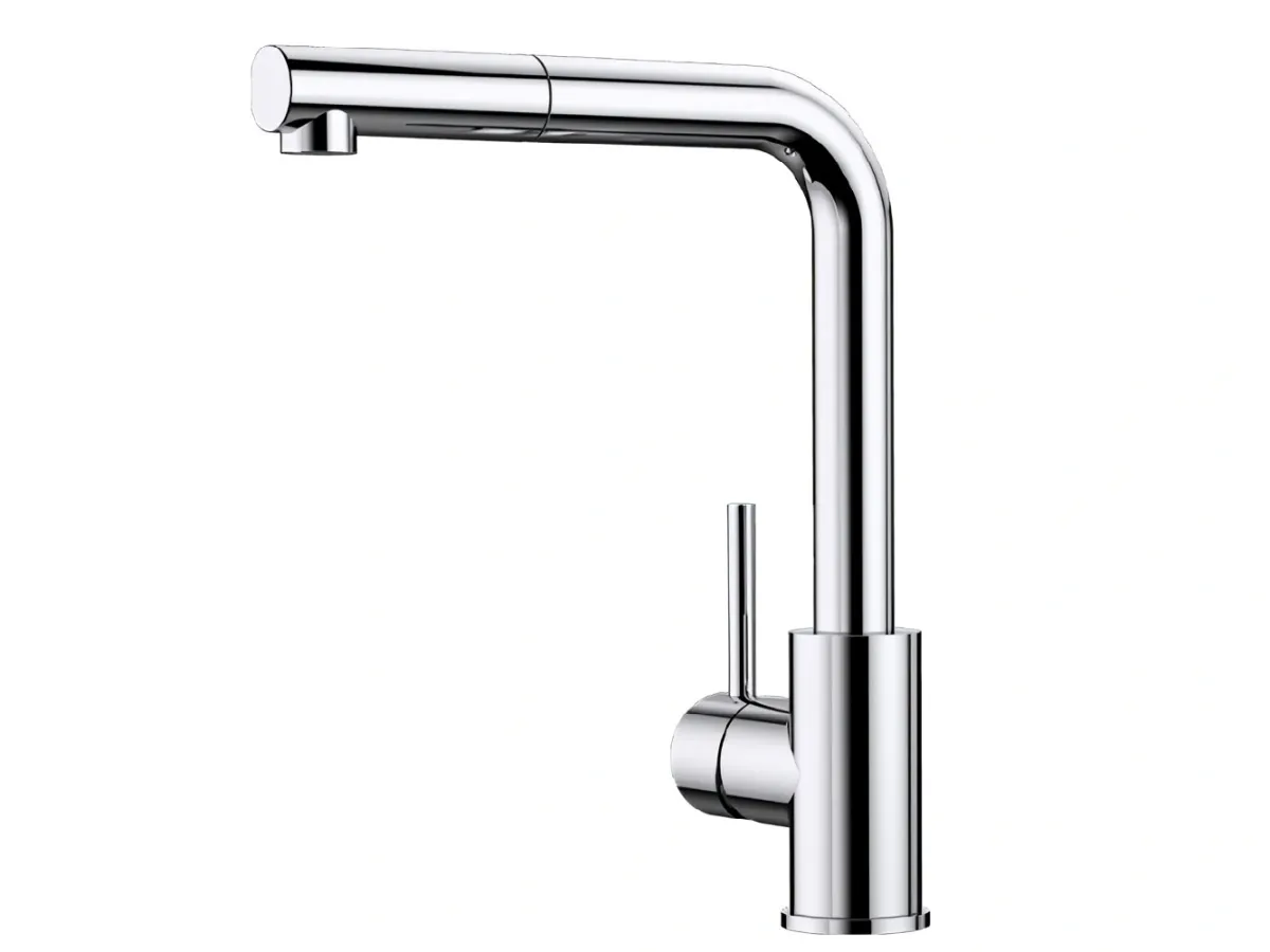 Vòi rửa chén dây rút nóng lạnh GrandX GXF02