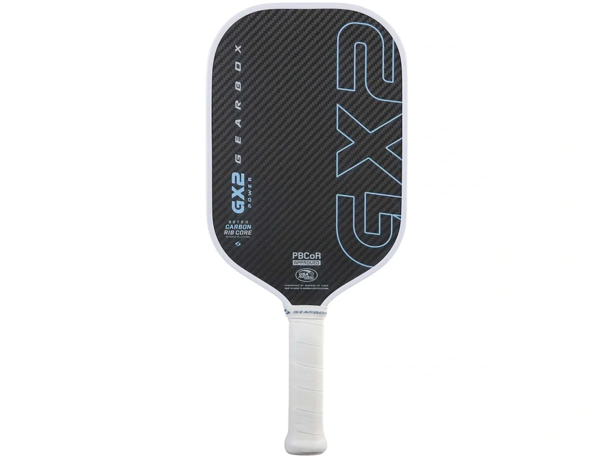 Vợt pickleball Gearbox GX2 Power Elongated Limited Edition White
