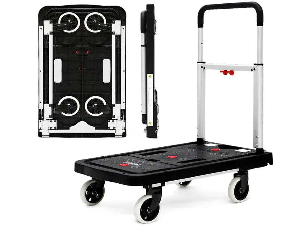 Xe đẩy hàng 4 bánh gấp gọn Maxkiwi PT-0096B (100Kg)