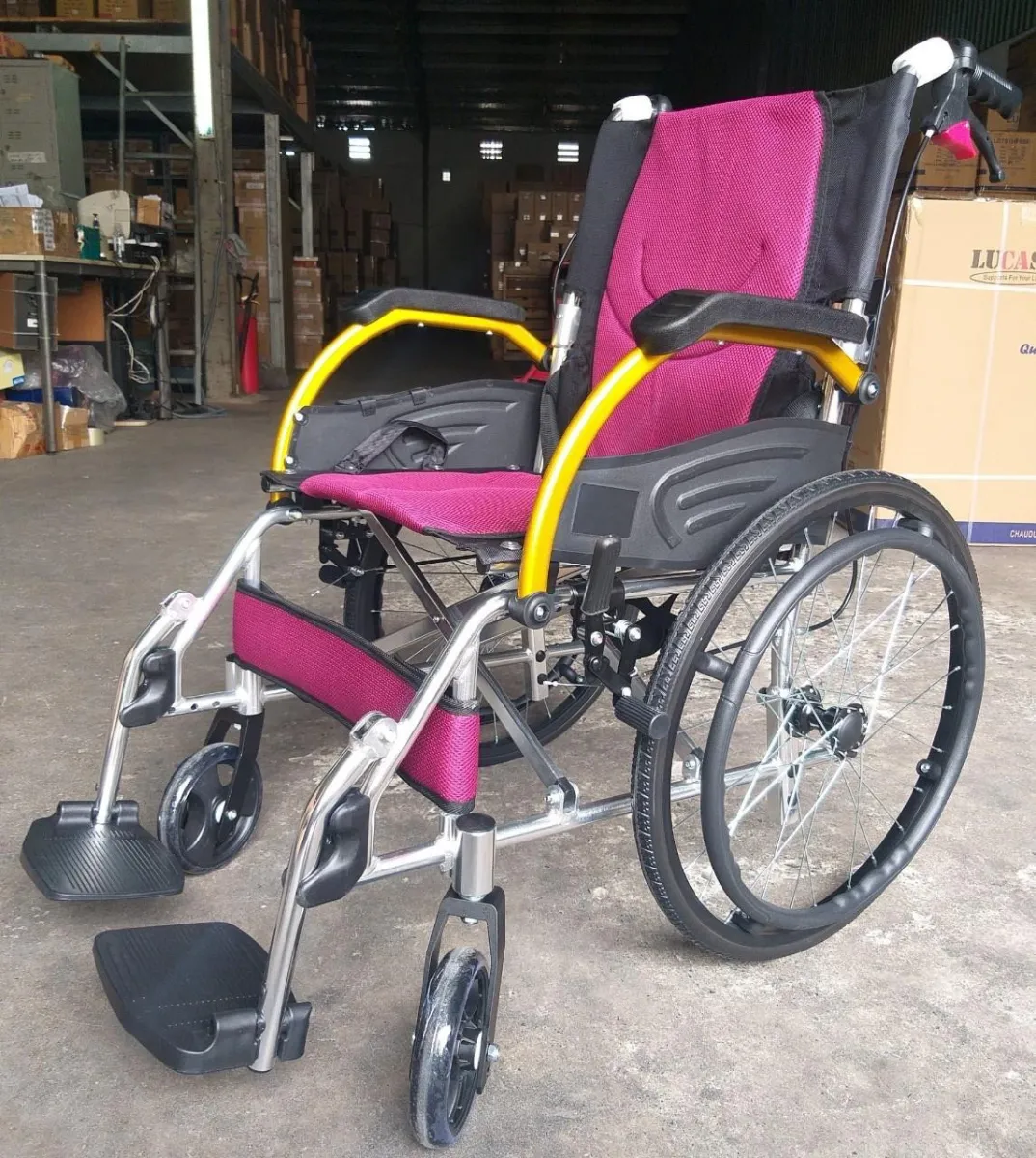 Xe lăn hợp kim nhôm Lucass X63 (XK63L-X63L-X63A)