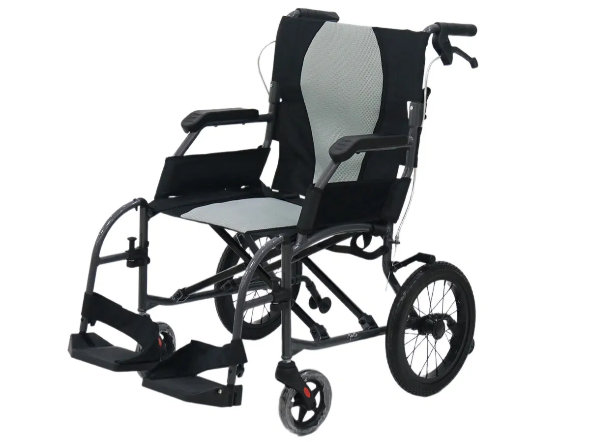 Xe lăn nhôm du lịch cao cấp GBM-401