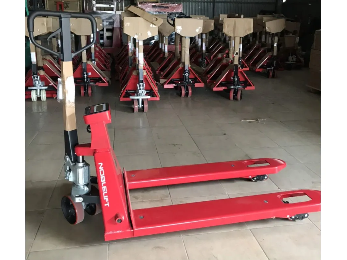 Xe nâng tay gắn cân không in bill Noblelift HPT20S