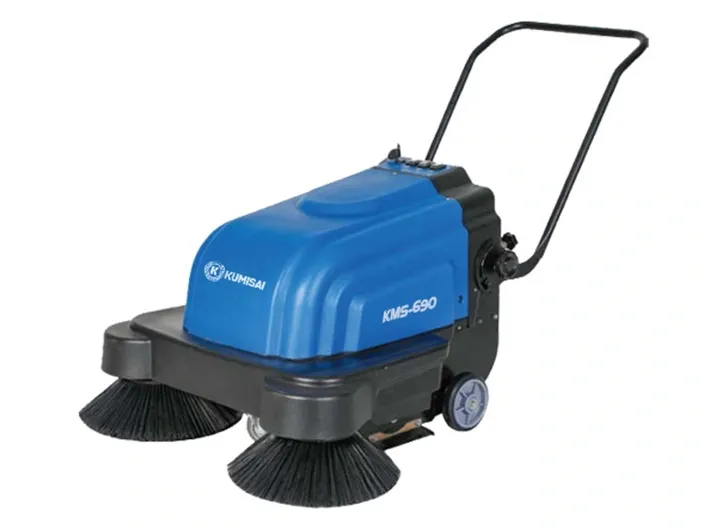 Xe quét rác đẩy tay mini chạy ắc quy Kumisai KMS-690