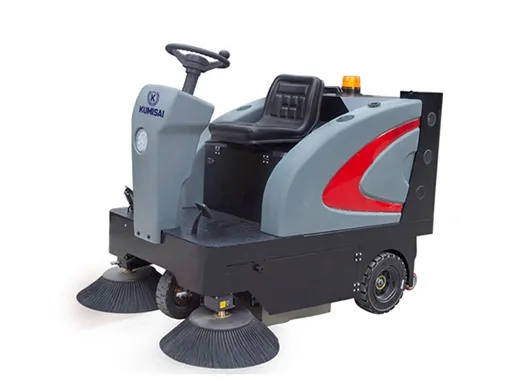 Xe quét rác ngồi lái nhà xưởng Kumisai KMS-1350E