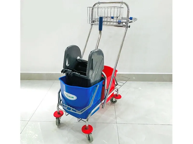 Xe vắt nước lau nhà 2 xô HiClean HC087